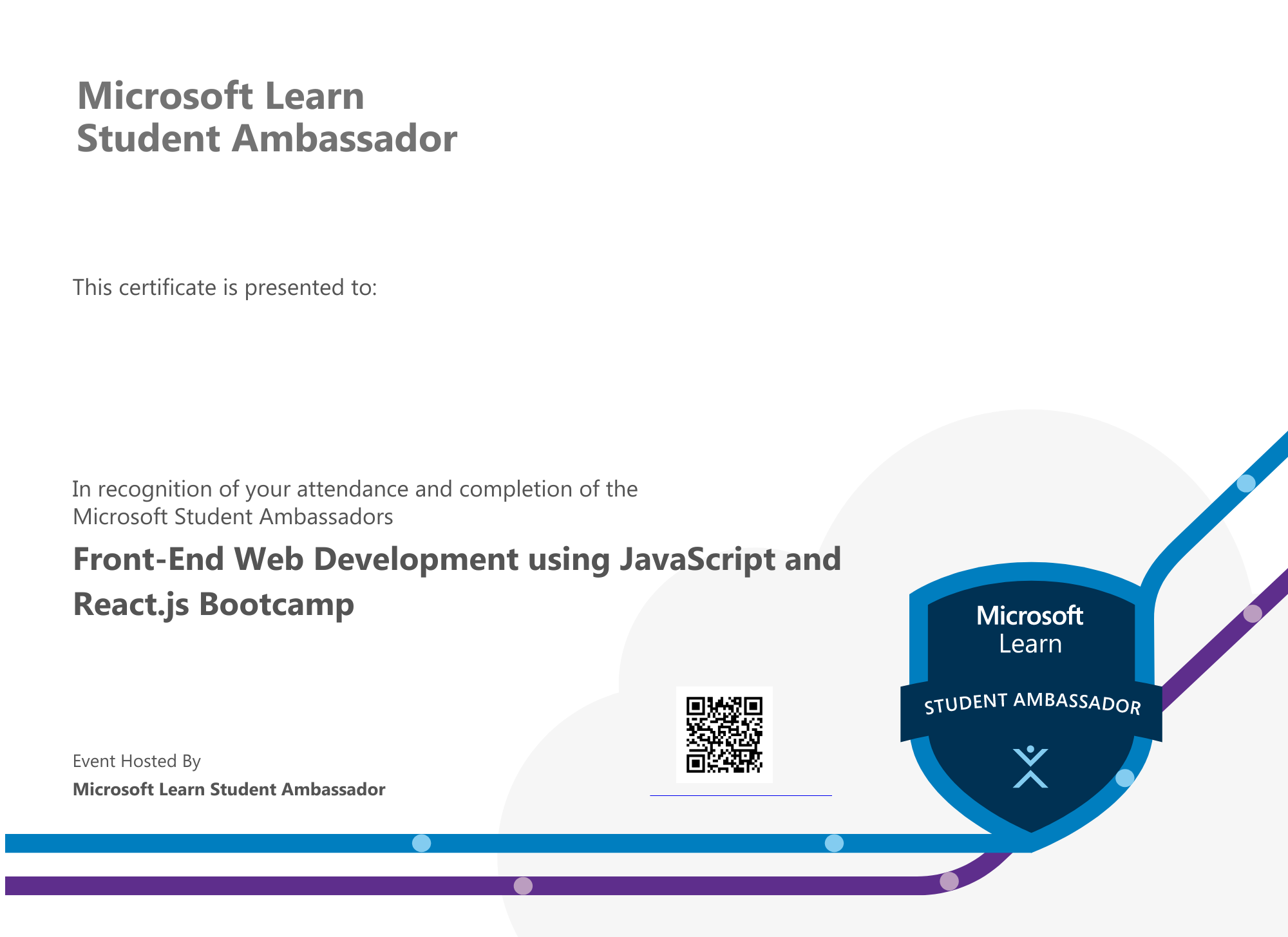 Dhruv Shah - ReactJS Certificate